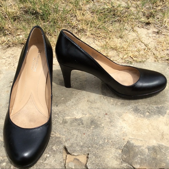 naturalizer n5 comfort black heels